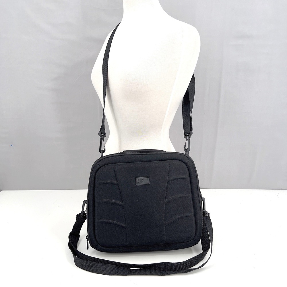 USA Gear‎ Padded Camera Messenger Bag Black Tech Case Adjustable Shoulder Straps